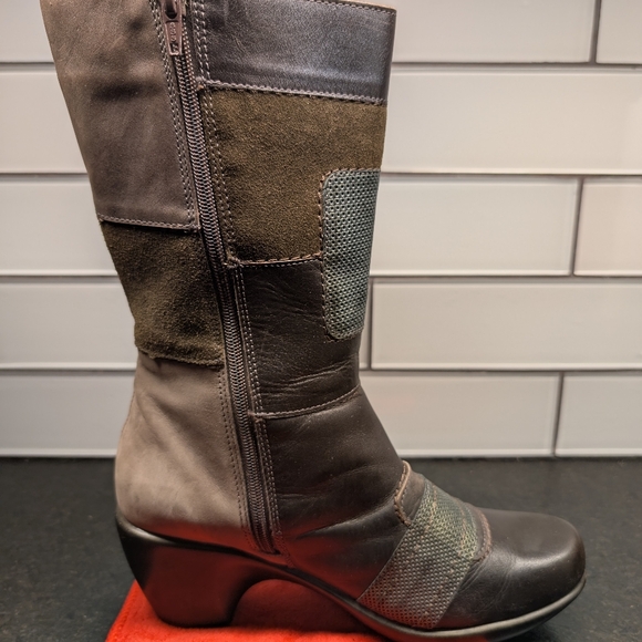 Naot Patchwork Leather Boots - Picture 9 of 10